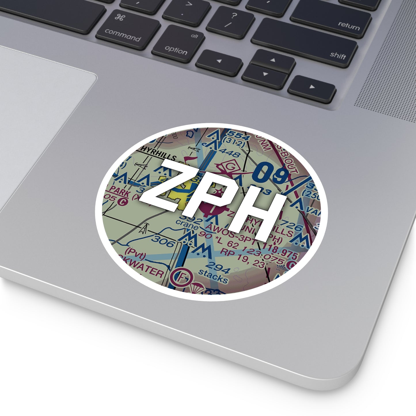 ZPH Round Sticker | Zephyrhills Municipal Sticker