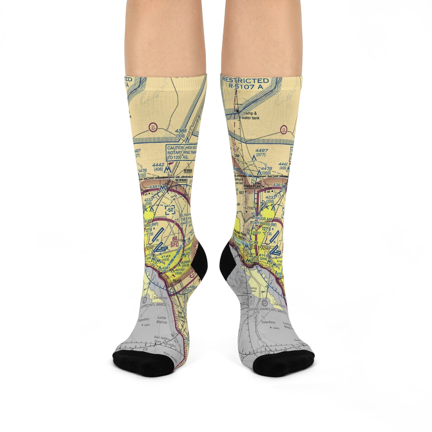 ELP Cushioned Crew Socks | El Paso International Airport Socks