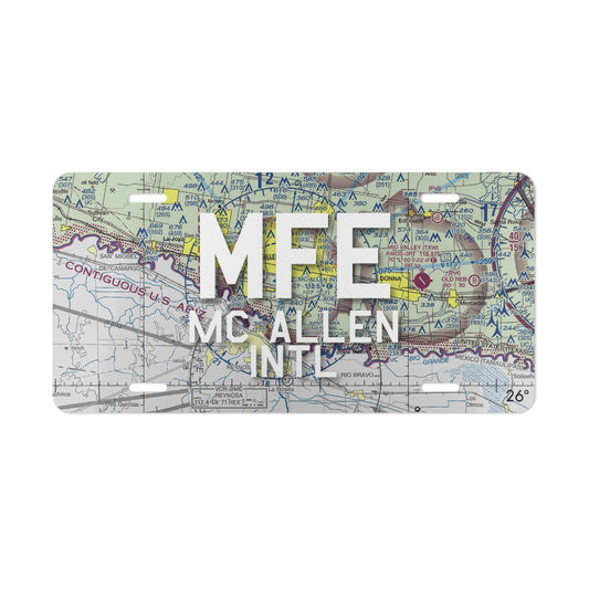 MFE Vanity Plate | Mc Allen International Airport Vanity Plate