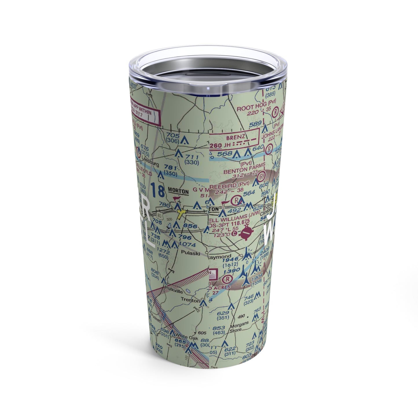 JAN Tumbler | Jackson-Medgar Wiley Evers International Airport Tumbler