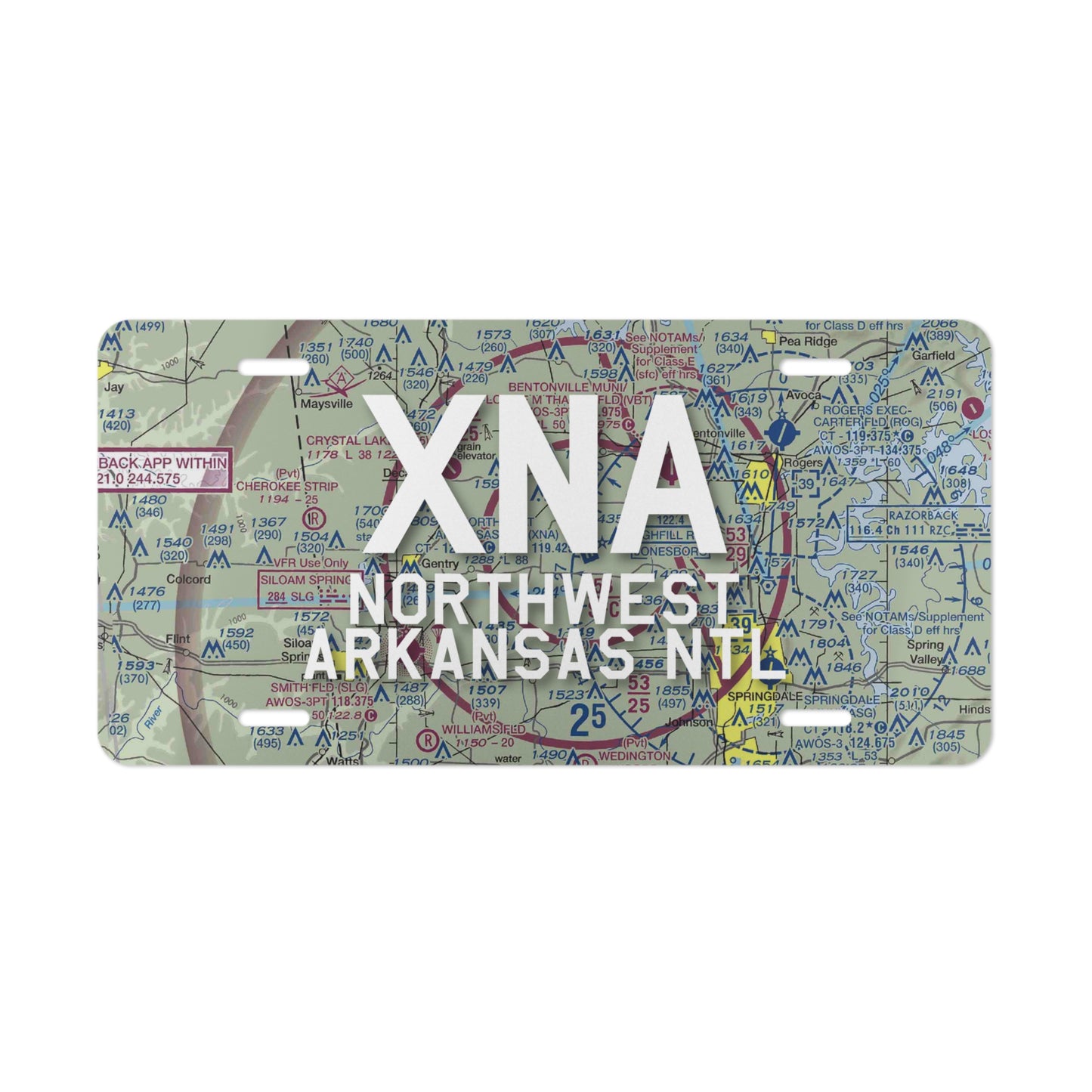 XNA Vanity Plate | Northwest Arkansas National Airport Vanity Plate