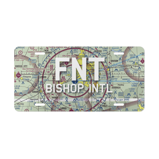 FNT Vanity Plate | Bishop International Airport Vanity Plate