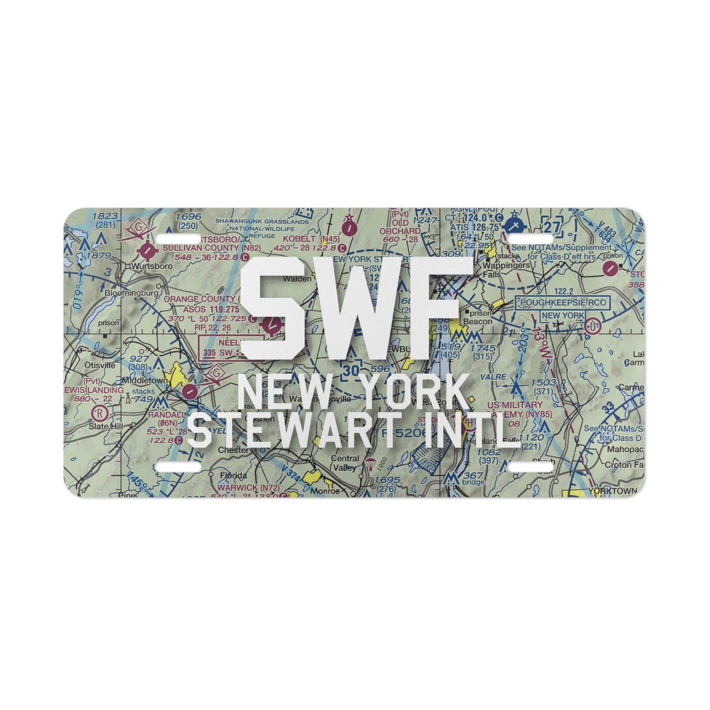 SWF Vanity Plate | New York Stewart International Airport Vanity Plate