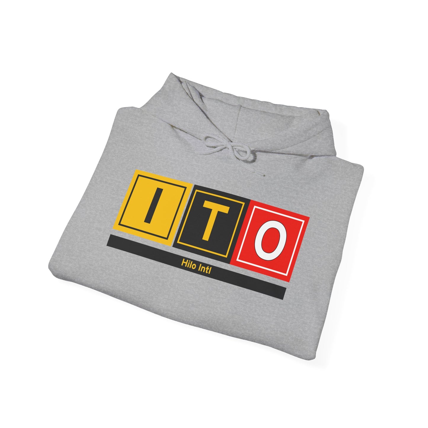 ITO Taxiway Hoodie w/ Airport Name | Hilo International Airport Hoodie