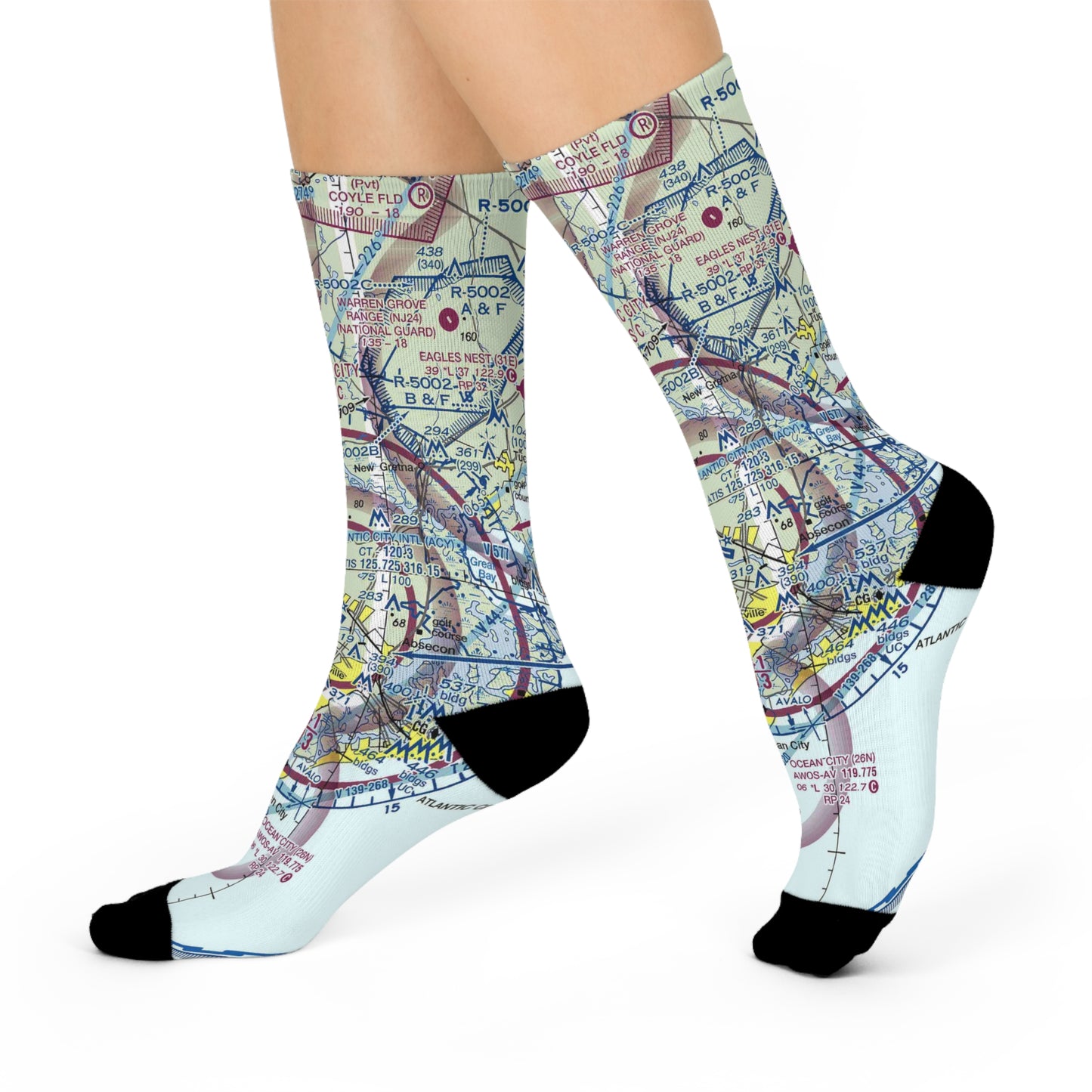 ACY Cushioned Crew Socks | Atlantic City International Airport Socks