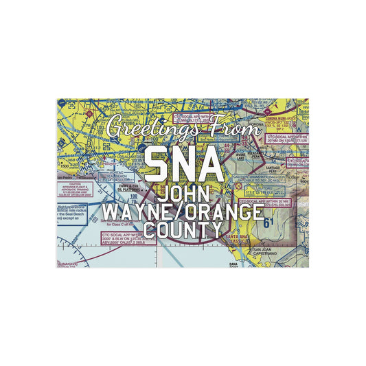 SNA Postcard | John Wayne/Orange County Airport Card