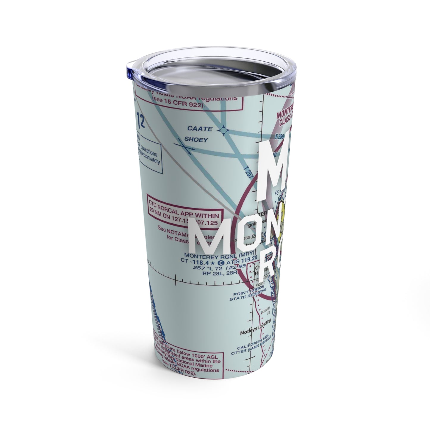 MRY Tumbler | Monterey Regional Airport Tumbler