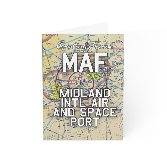 MAF Greeting Cards | Midland International Air and Space Port Airport Cards