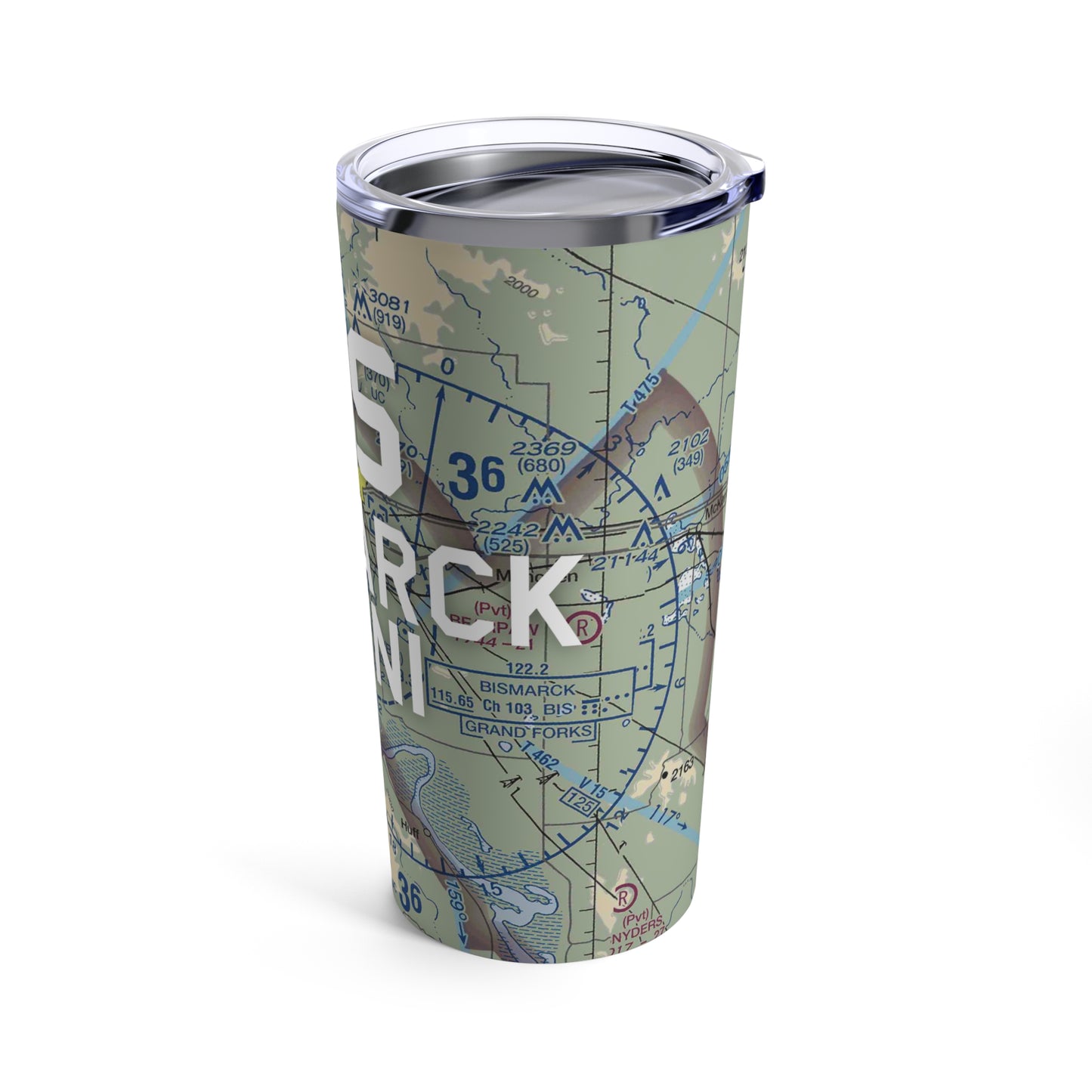 BIS Tumbler | Bismarck Municipal Airport Tumbler