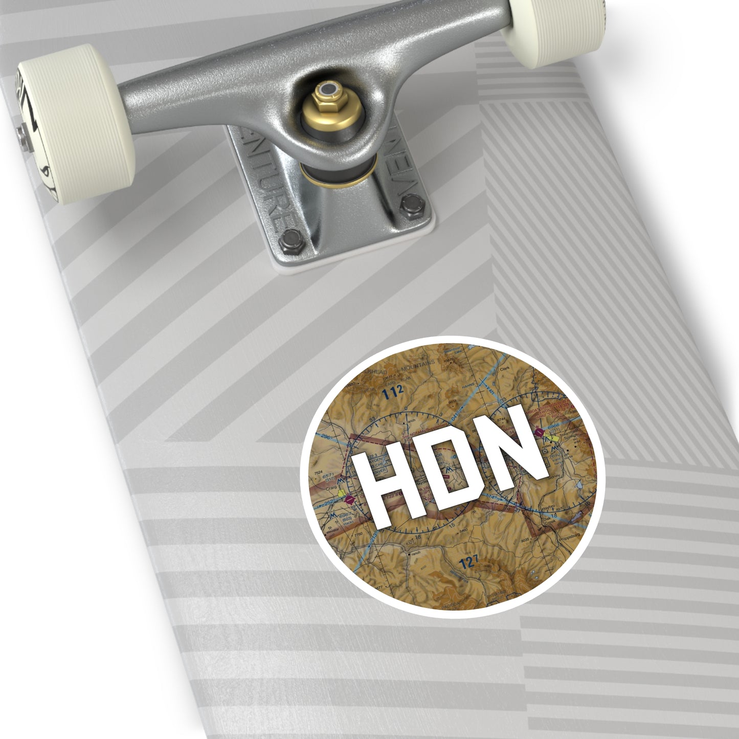 HDN Round Sticker | Yampa Valley Airport Sticker