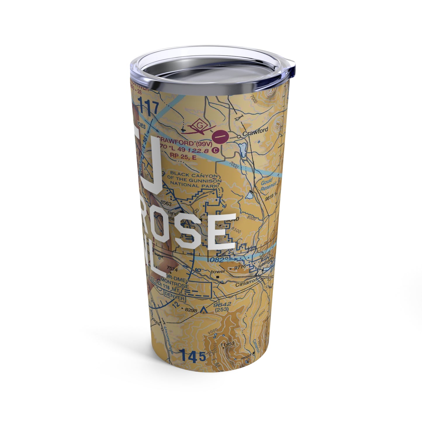 MTJ Tumbler | Montrose Regional Airport Tumbler