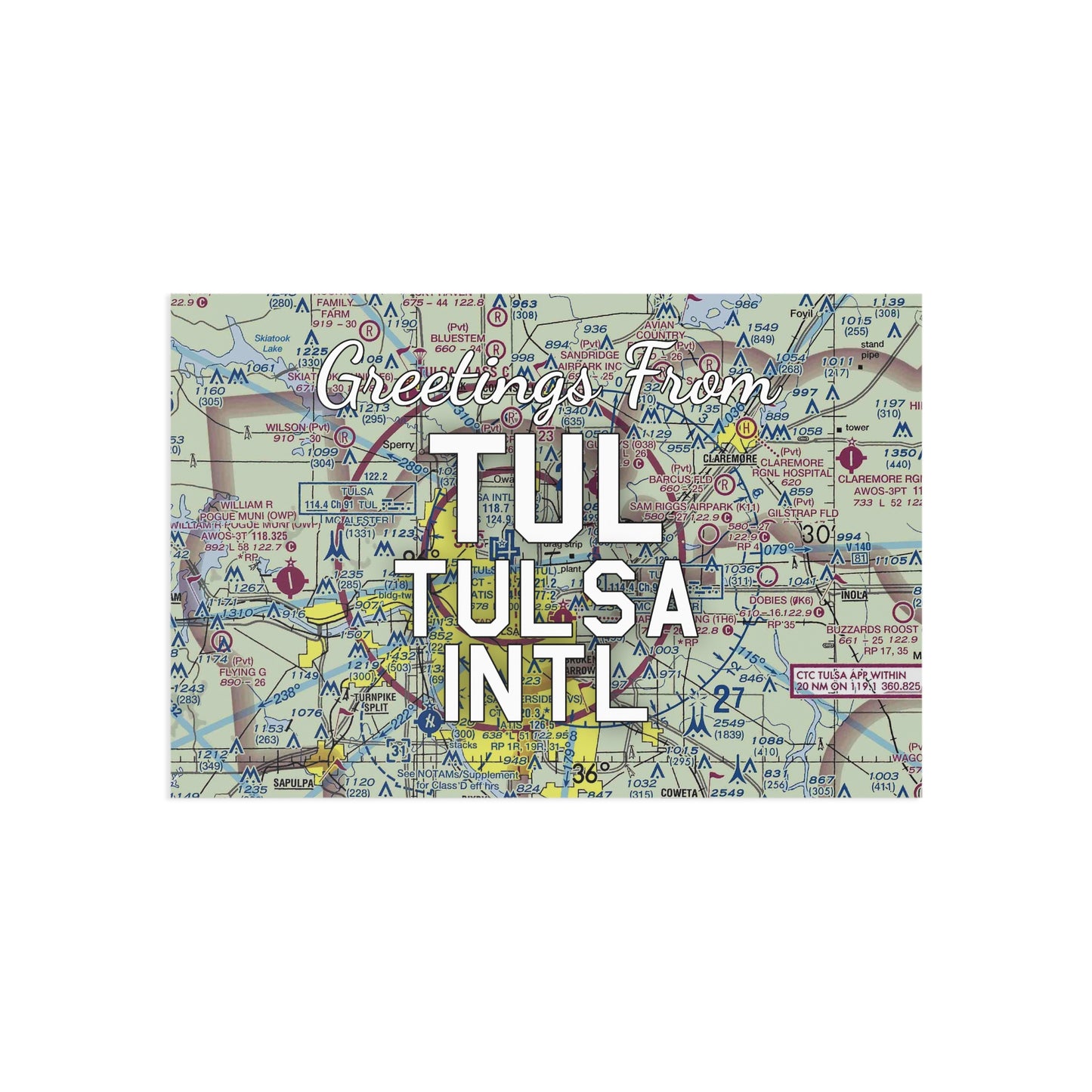TUL Postcard | Tulsa International Airport Card