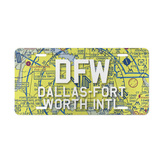 DFW Vanity Plate | Dallas-Fort Worth International Vanity Plate