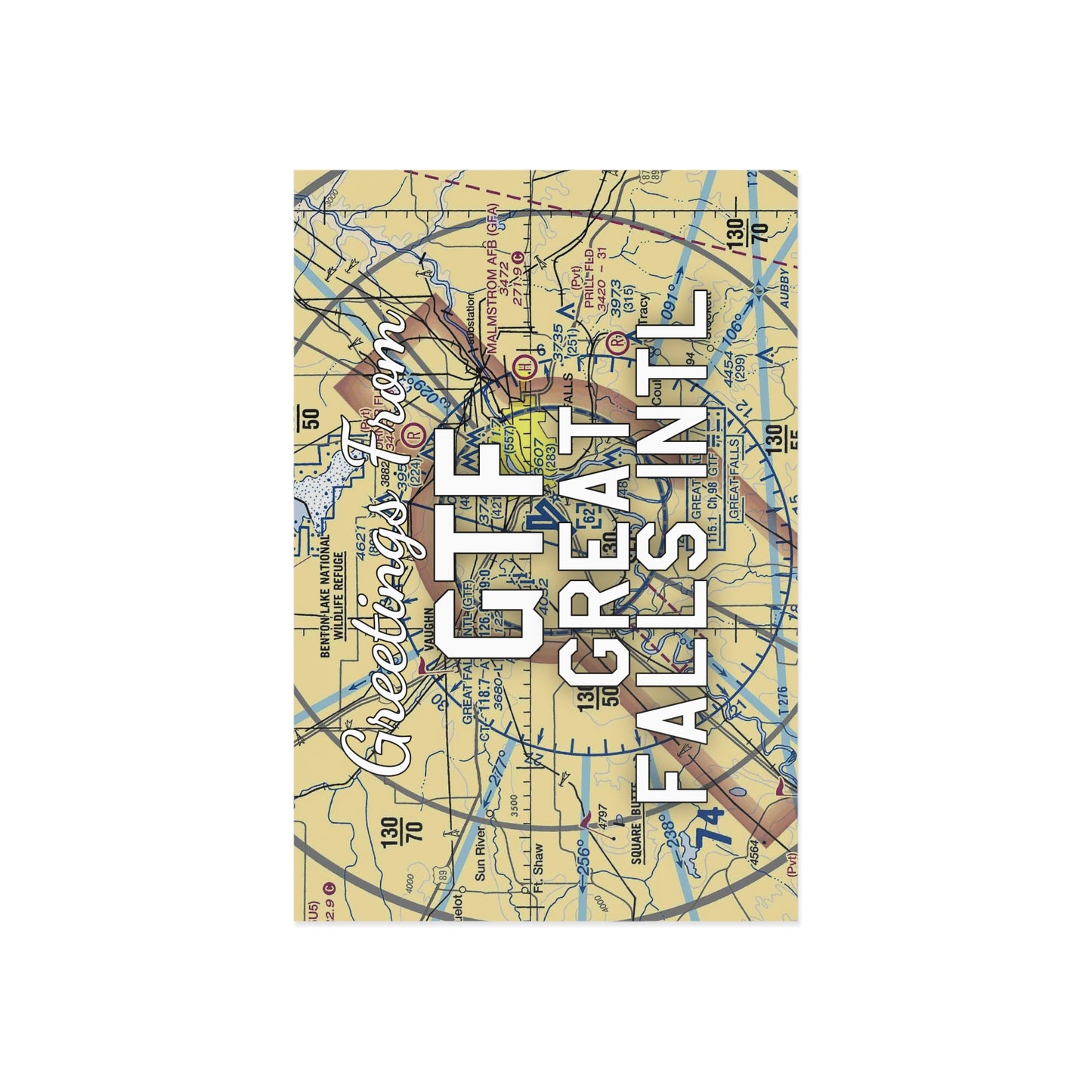 GTF Postcard | Great Falls International Airport Card