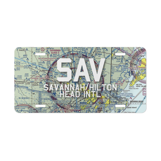 SAV Vanity Plate | Savannah/Hilton Head International Airport Vanity Plate
