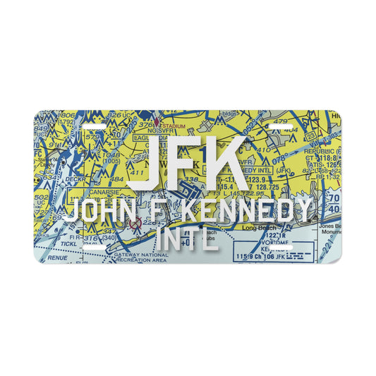 JFK Vanity Plate | John F Kennedy International Vanity Plate