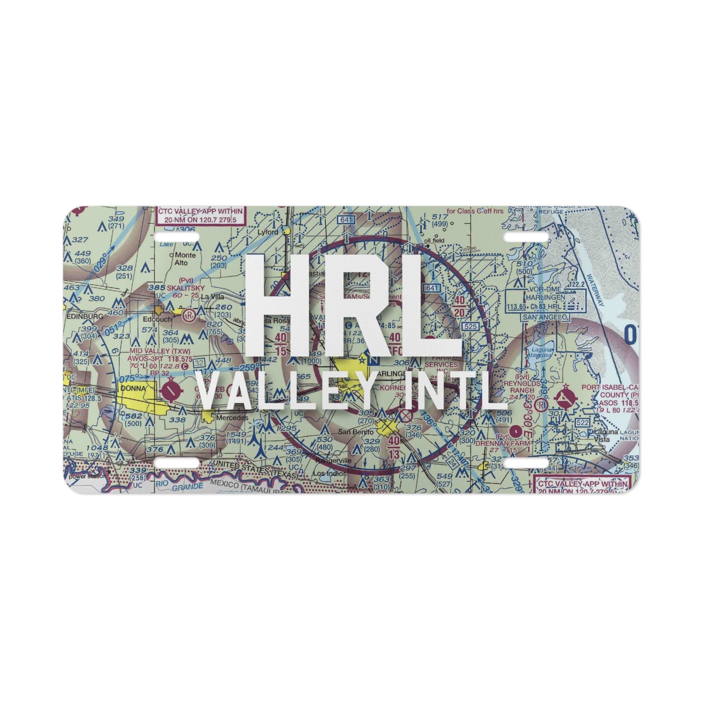 HRL Vanity Plate | Valley International Airport Vanity Plate