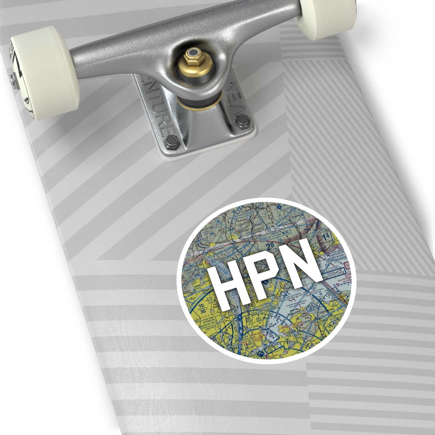 HPN Round Sticker | Westchester County Airport Sticker