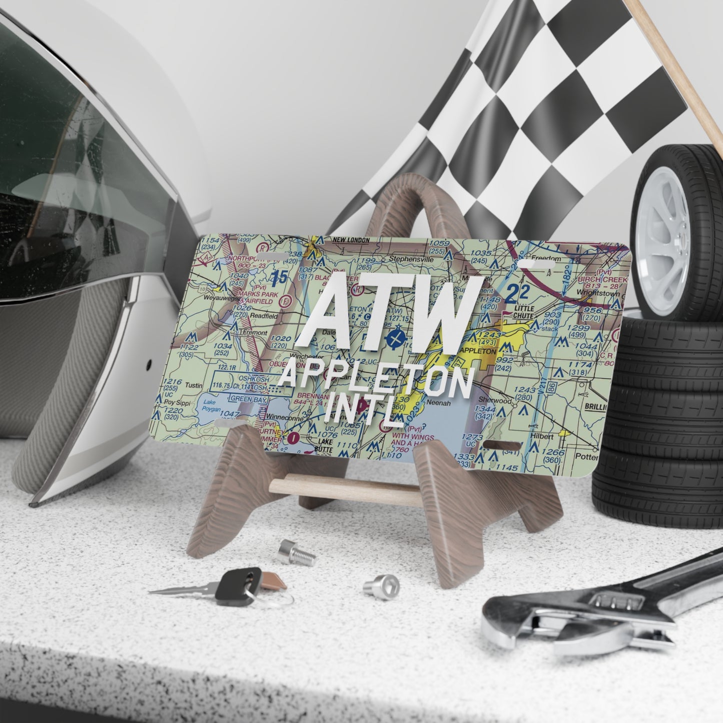 ATW Vanity Plate | Appleton International Airport Vanity Plate