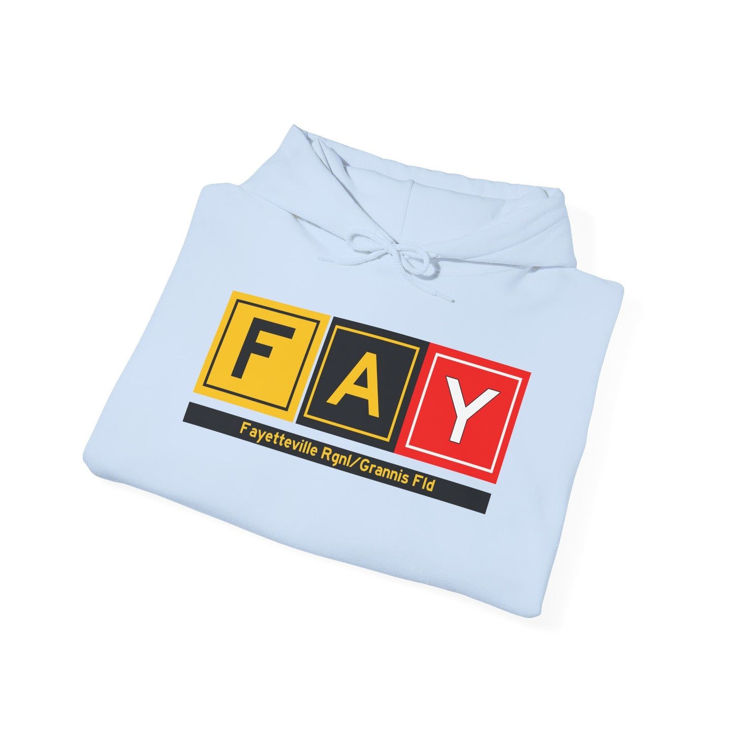 FAY Taxiway Hoodie w/ Airport Name | Fayetteville Regional/Grannis Field Airport Hoodie