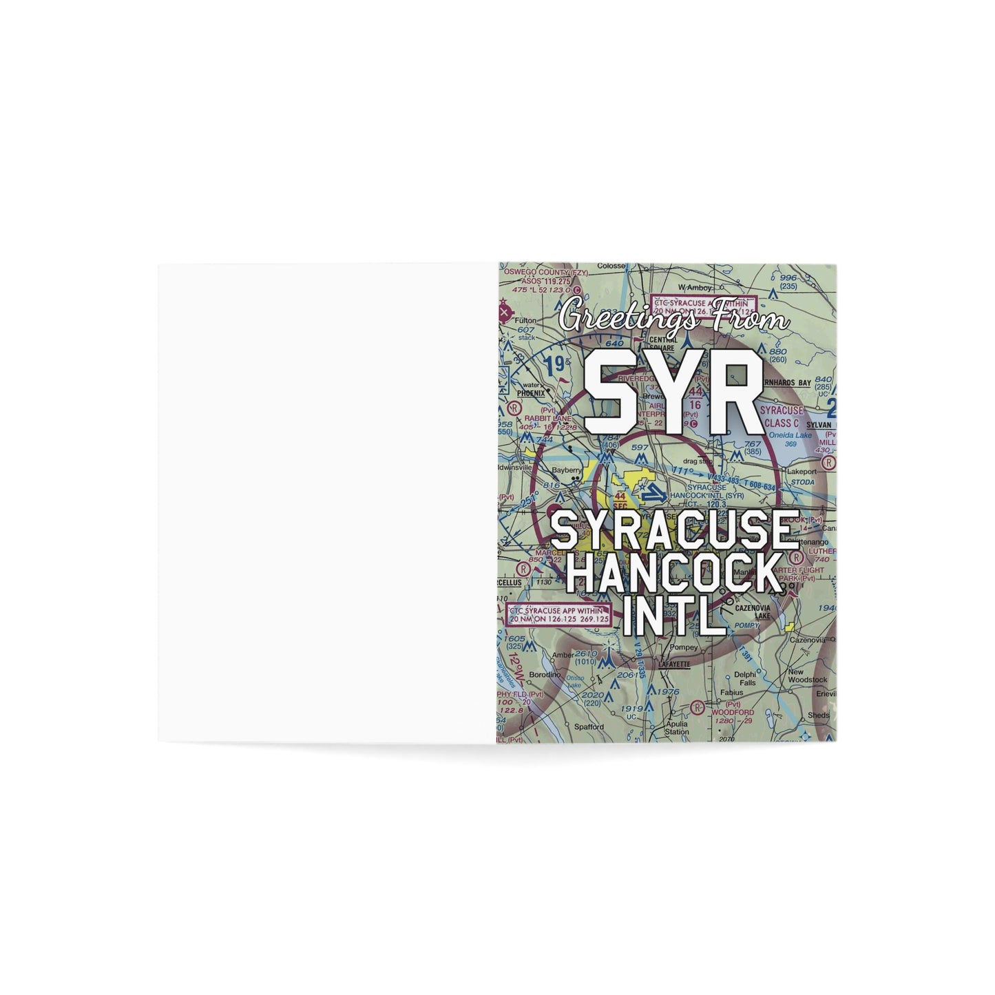 SYR Greeting Cards | Syracuse Hancock International Airport Cards