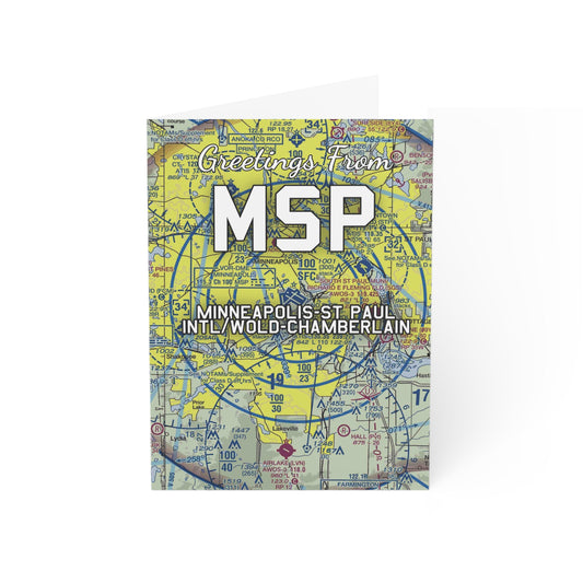 MSP Greeting Cards | Minneapolis-St Paul International/Wold-Chamberlain Airport Cards