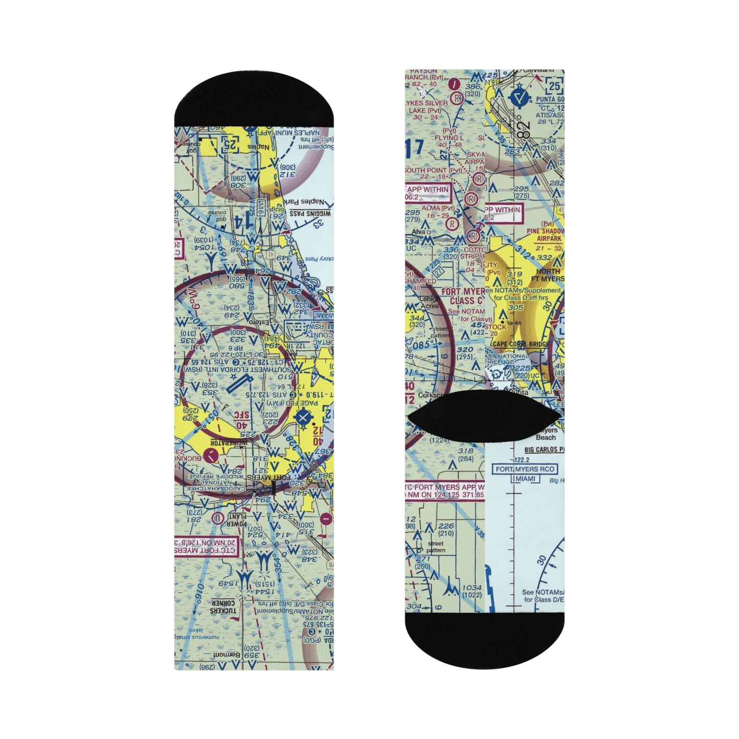 RSW Cushioned Crew Socks | Southwest Florida International Airport Socks