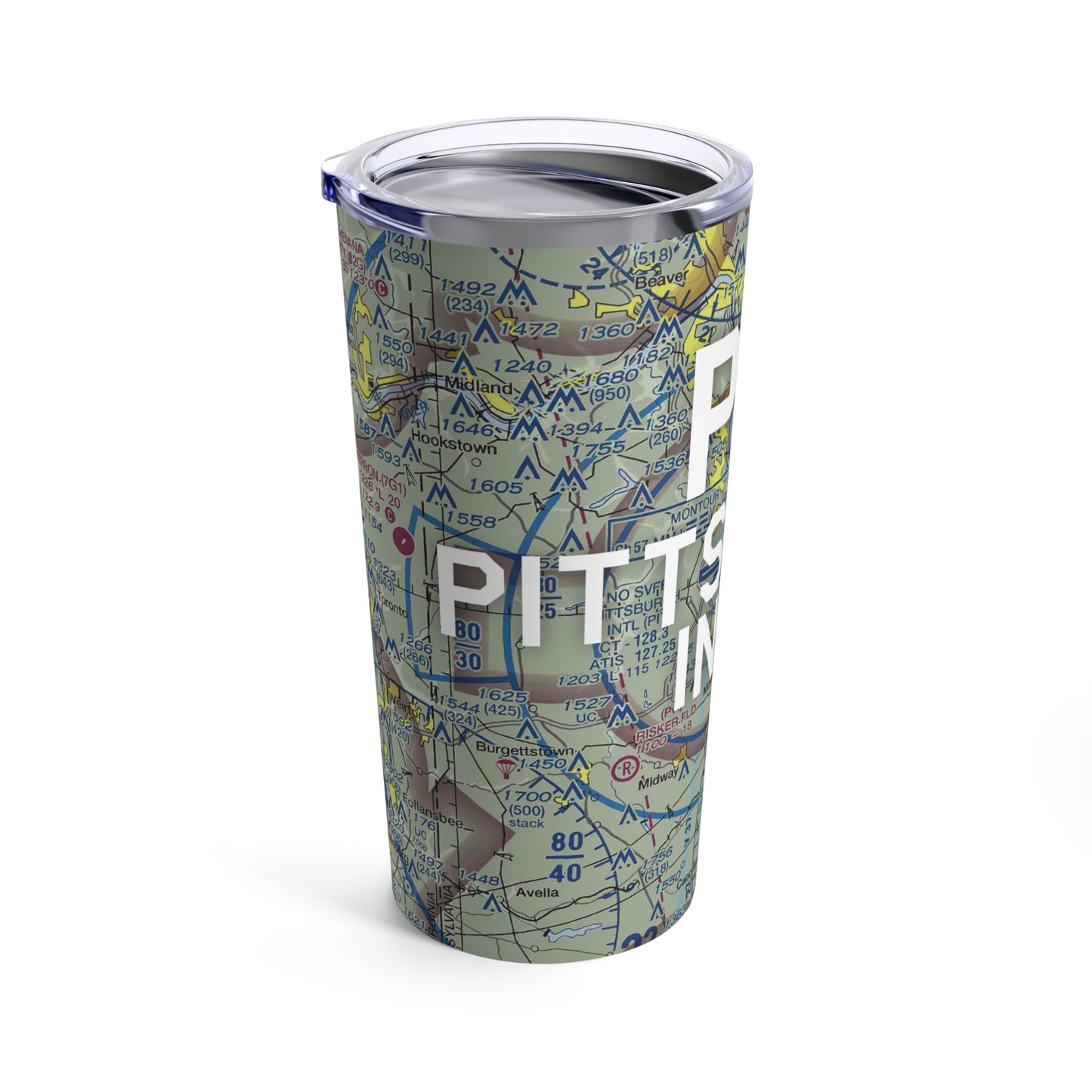 PIT Tumbler | Pittsburgh International Airport Tumbler