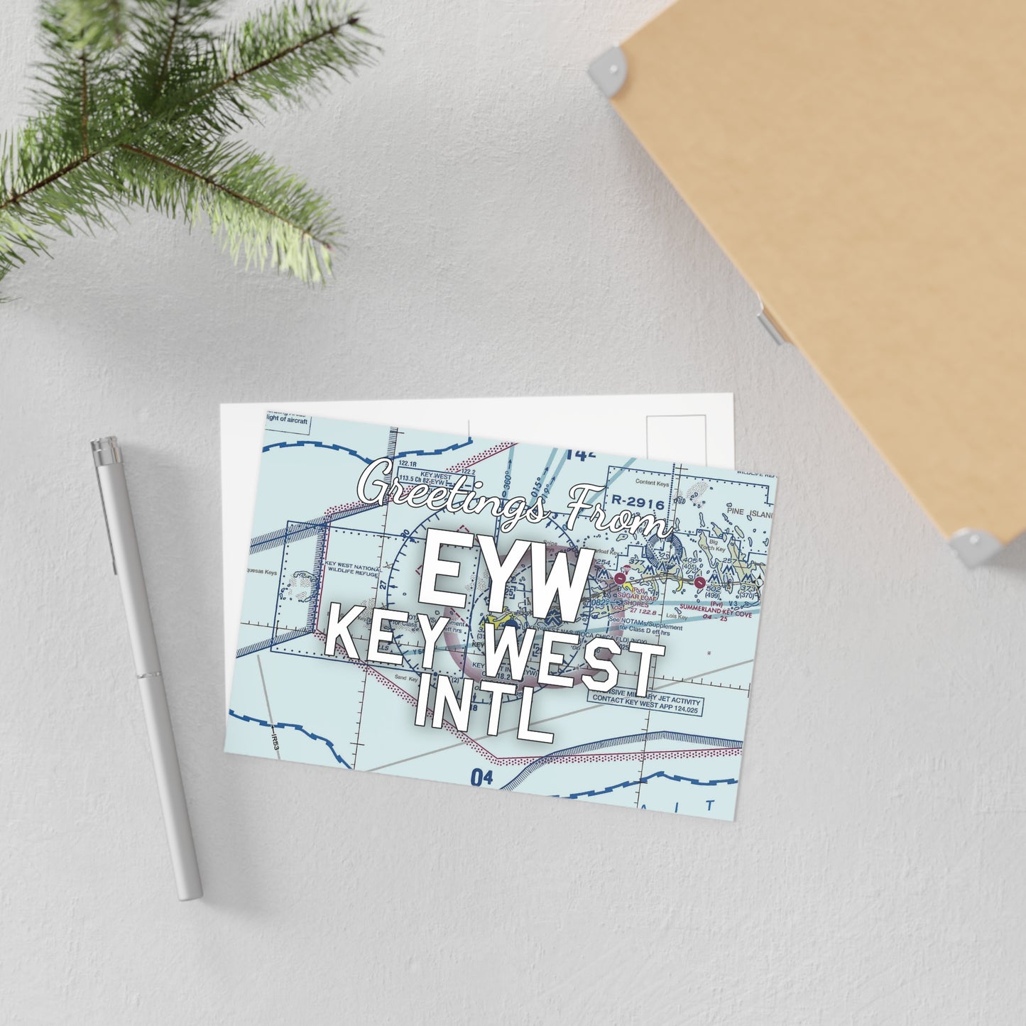 EYW Postcard | Key West International Airport Card
