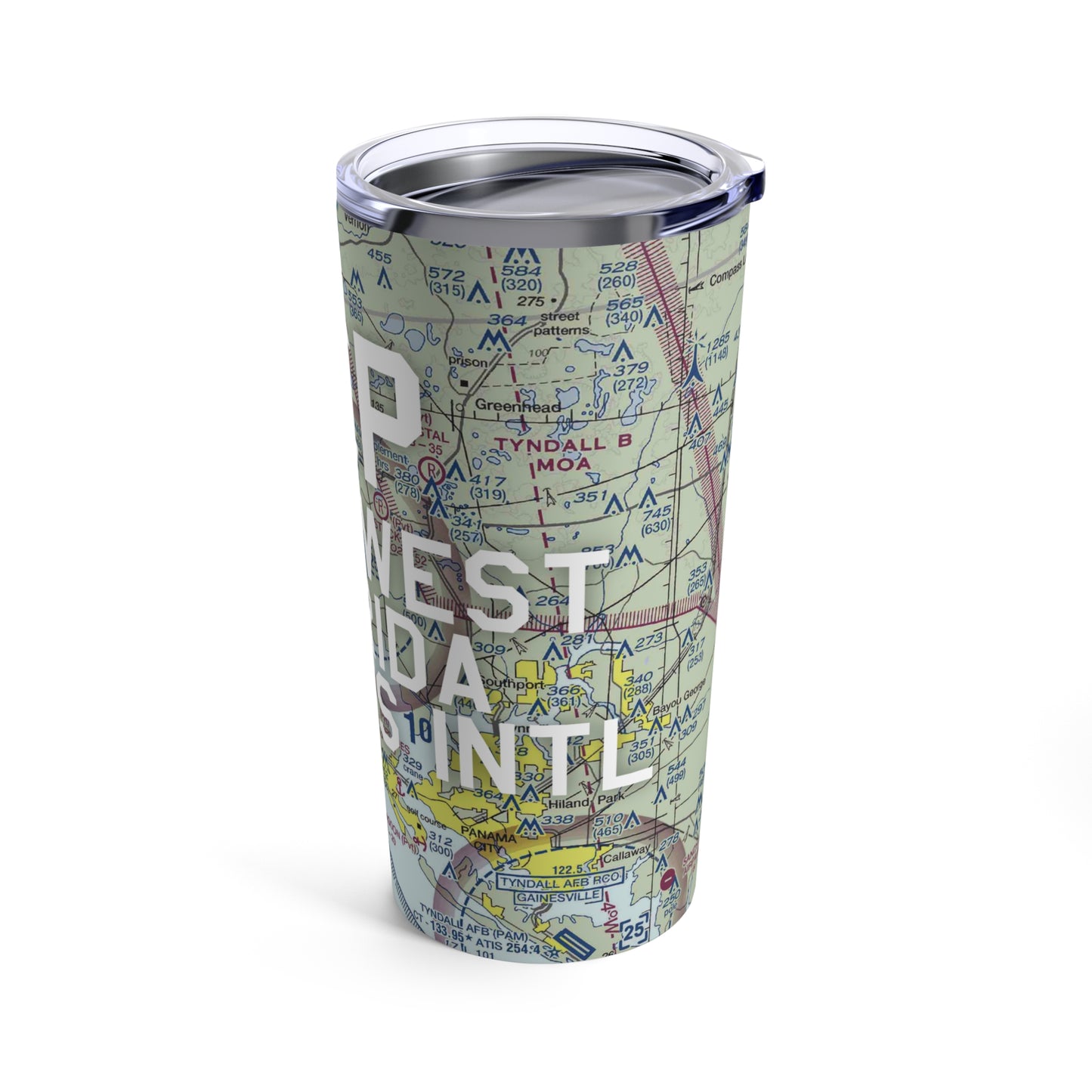 ECP Tumbler | Northwest Florida Beaches International Airport Tumbler