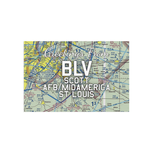 BLV Postcard | Scott AFB/Midamerica St Louis Airport Card