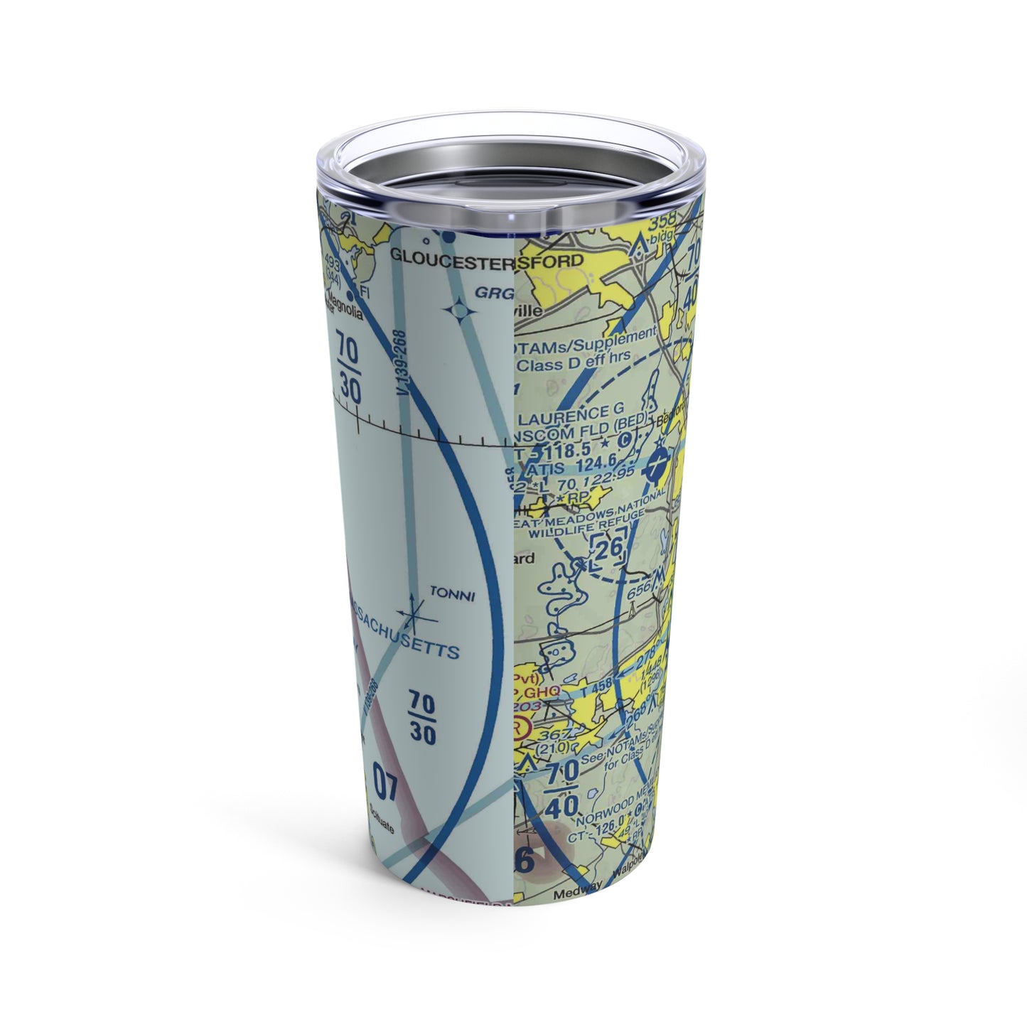 BOS Tumbler | General Edward Lawrence Logan International Airport Tumbler