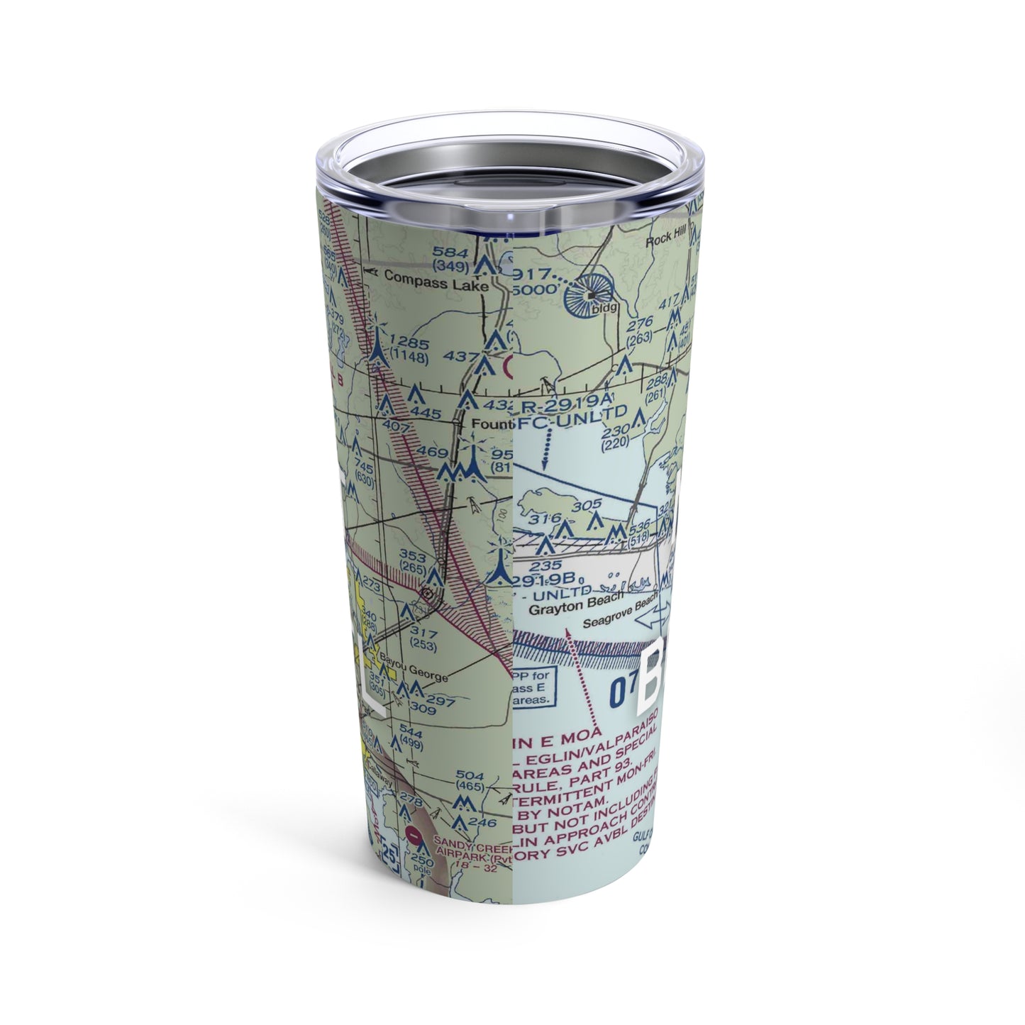 ECP Tumbler | Northwest Florida Beaches International Airport Tumbler