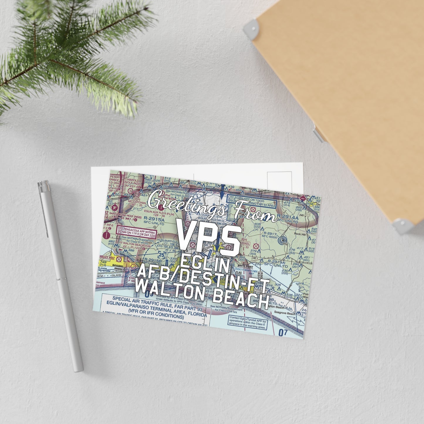 VPS Postcard | Eglin AFB/Destin-Ft Walton Beach Airport Card