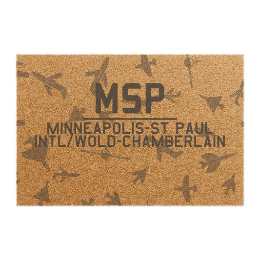 MSP Doormat | Minneapolis-St Paul International/Wold-Chamberlain Airport Doormat