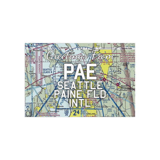 PAE Postcard | Seattle Paine Field International Airport Card