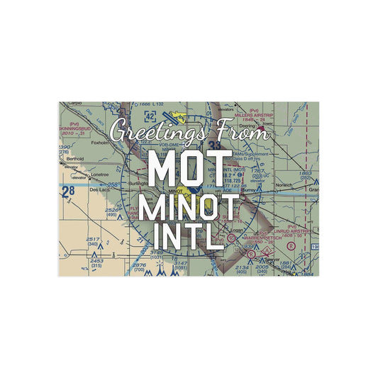 MOT Postcard | Minot International Airport Card