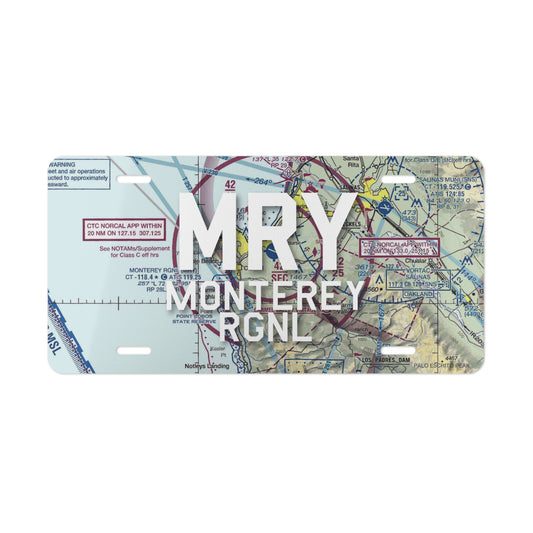 MRY Vanity Plate | Monterey Regional Airport Vanity Plate