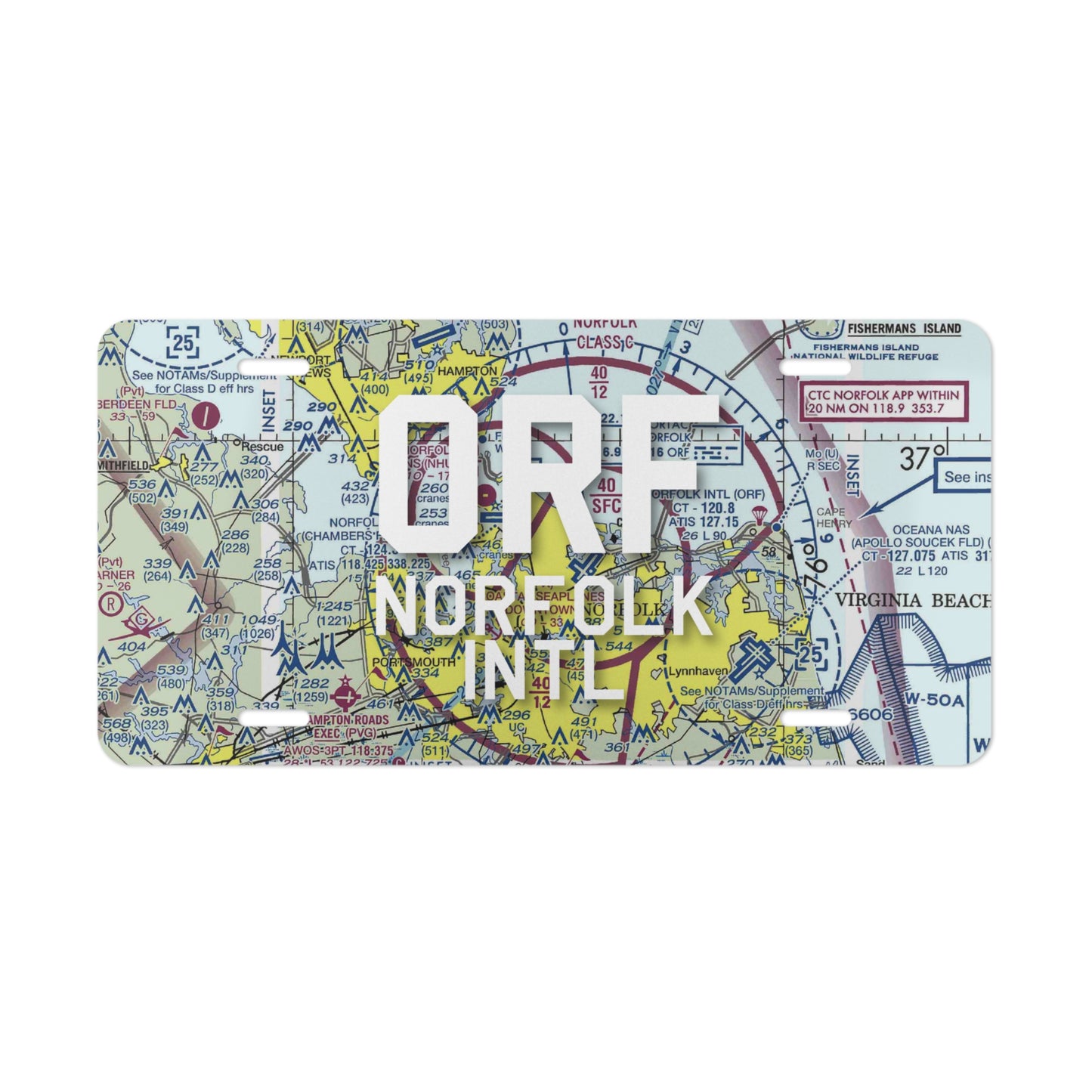 ORF Vanity Plate | Norfolk International Airport Vanity Plate