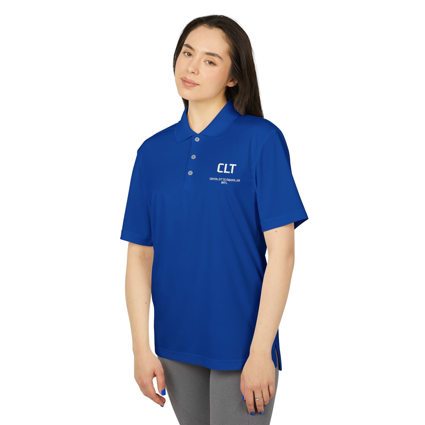 CLT Adidas Polo | Charlotte/Douglas International Polo