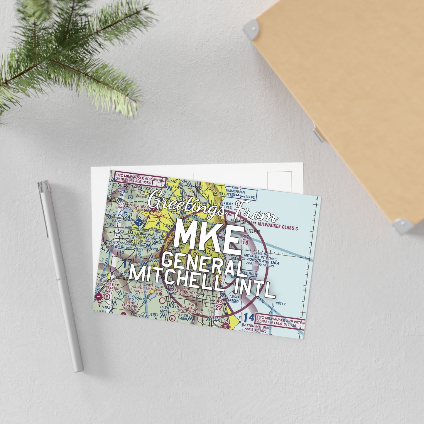 MKE Postcard | General Mitchell International Airport Card