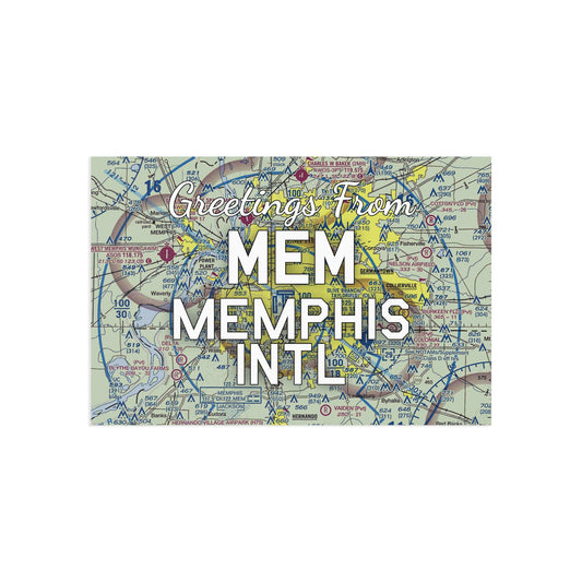 MEM Postcard | Memphis International Airport Card