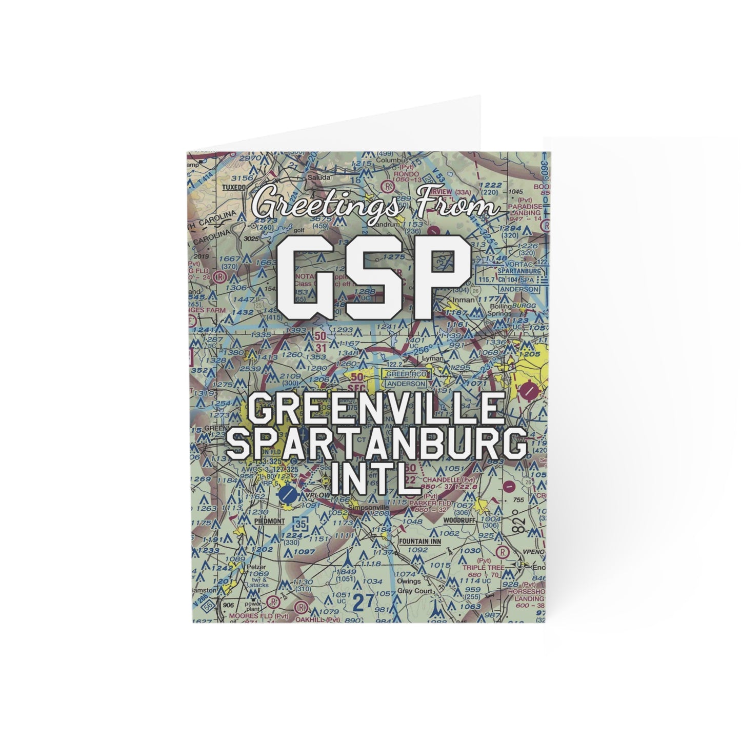 GSP Greeting Cards | Greenville Spartanburg International Airport Cards