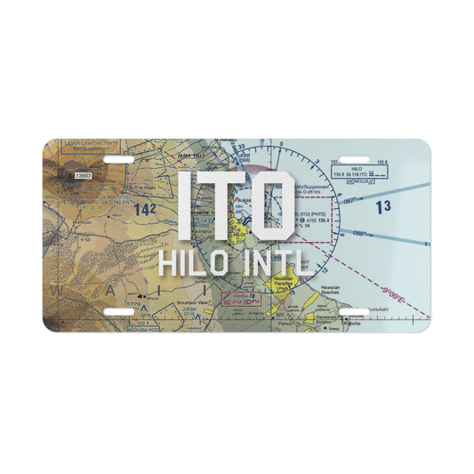 ITO Vanity Plate | Hilo International Airport Vanity Plate