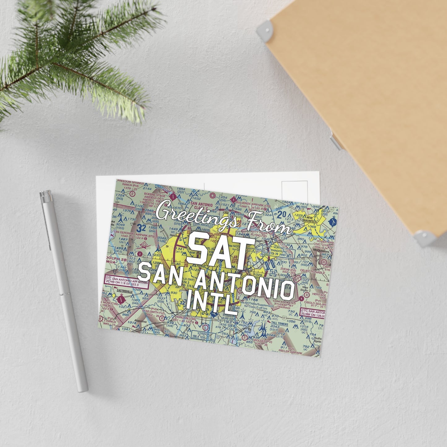 SAT Postcard | San Antonio International Airport Card