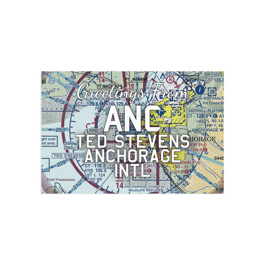 ANC Postcard | Ted Stevens Anchorage International Airport Card