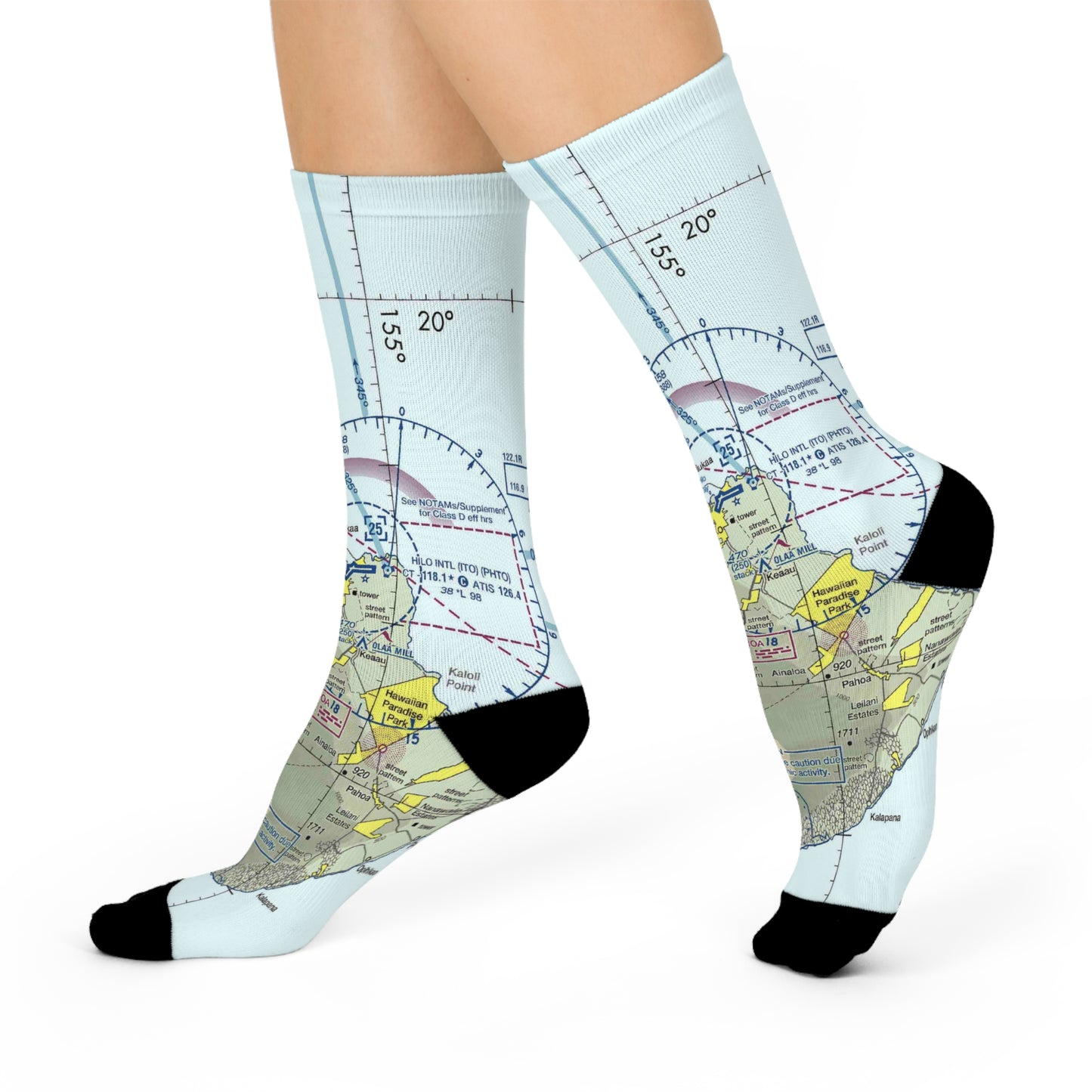 ITO Cushioned Crew Socks | Hilo International Airport Socks