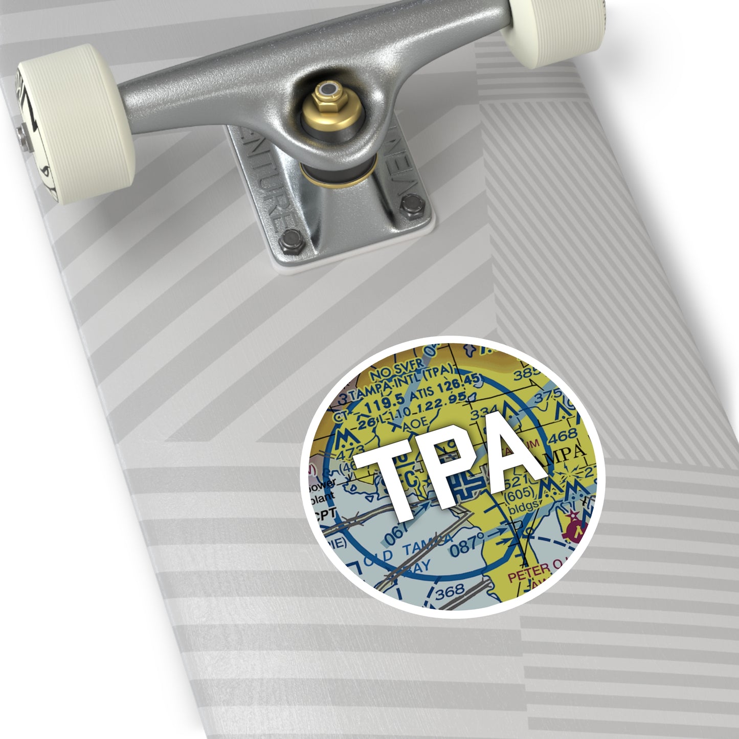 TPA Round Sticker | Tampa International Sticker