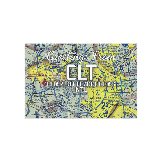 CLT Postcard | Charlotte/Douglas International Airport Card
