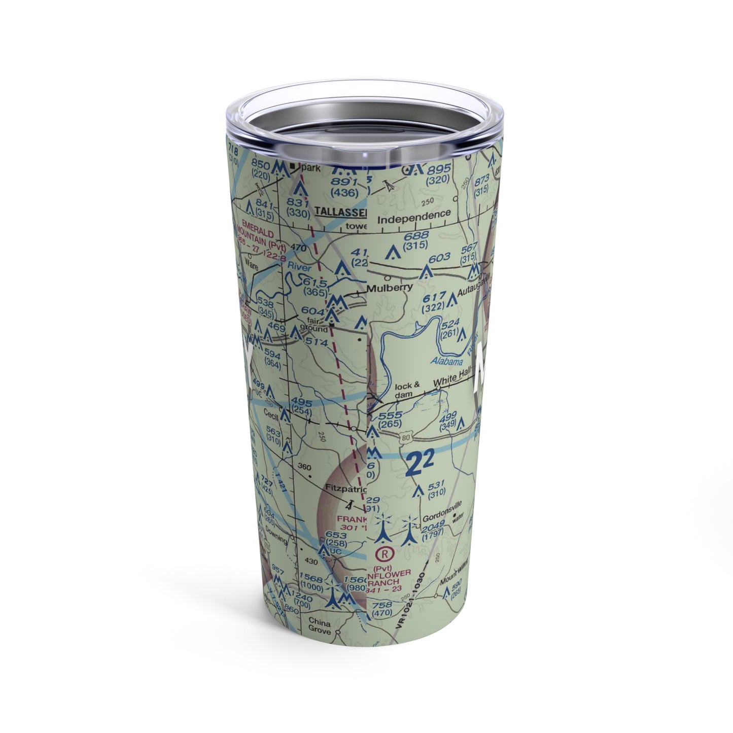 MGM Tumbler | Montgomery Regional (Dannelly Field) Airport Tumbler